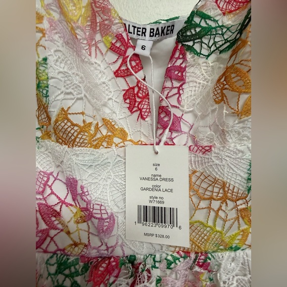 Walter Baker Floral Lace Mini Dress - Picture 6 of 6